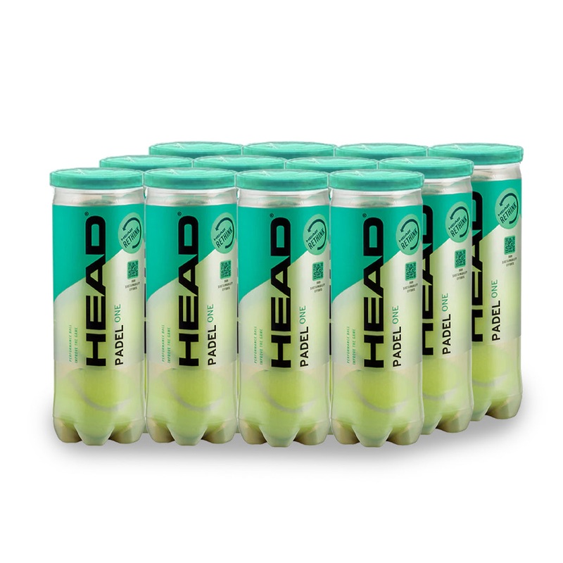 Head Padel One Ball - 12 Pack Bundles (12xCans)