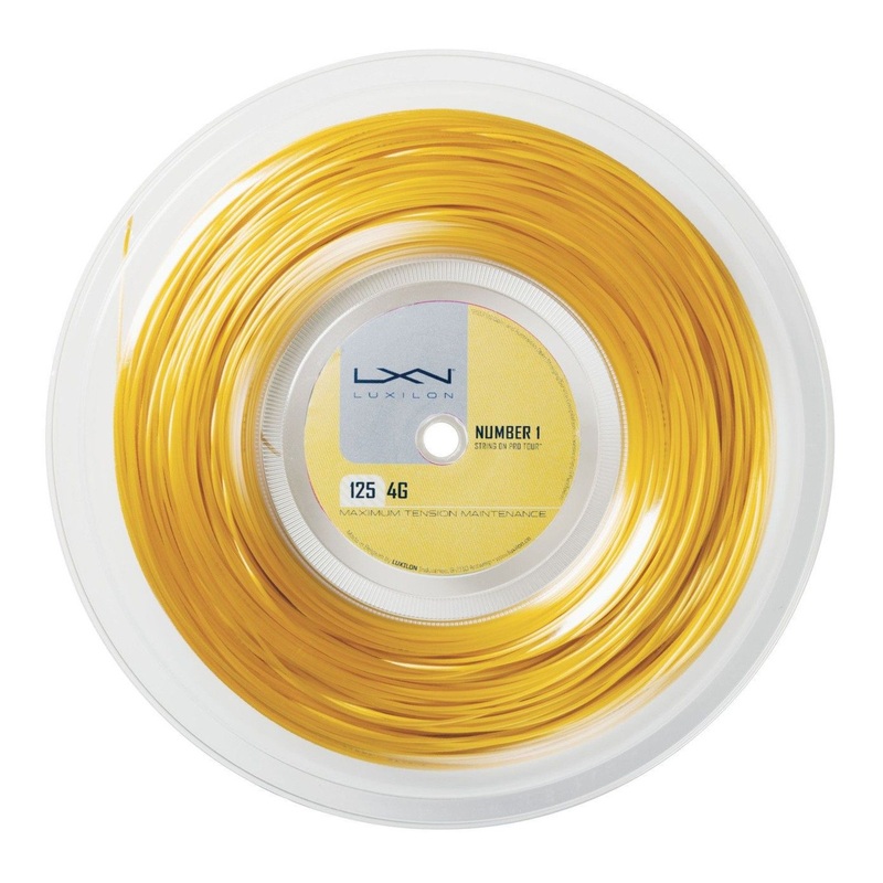 Luxilon 4G 16L/1.25 Soft Tennis String Reel (Gold)