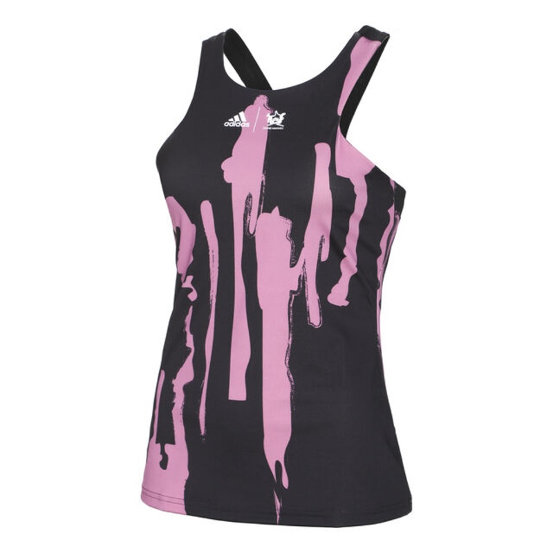 New York Y Tank Top Women - Black, Pink