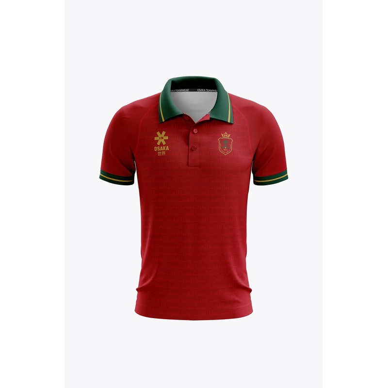 Official Morocco Men Polo Jersey | Red