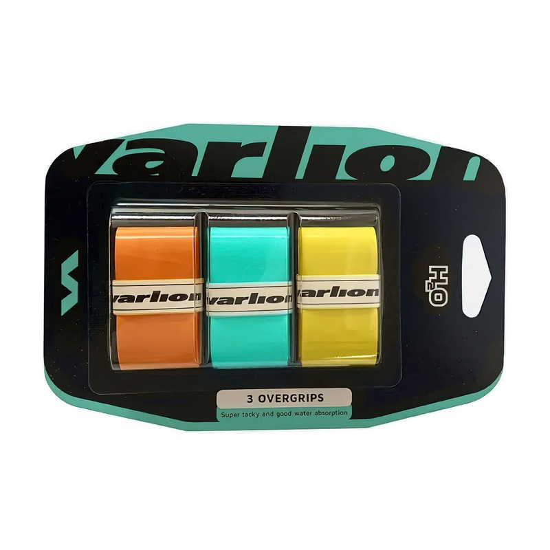 Varlion H2O Overgrip Pack - Yellow/Green/Orange