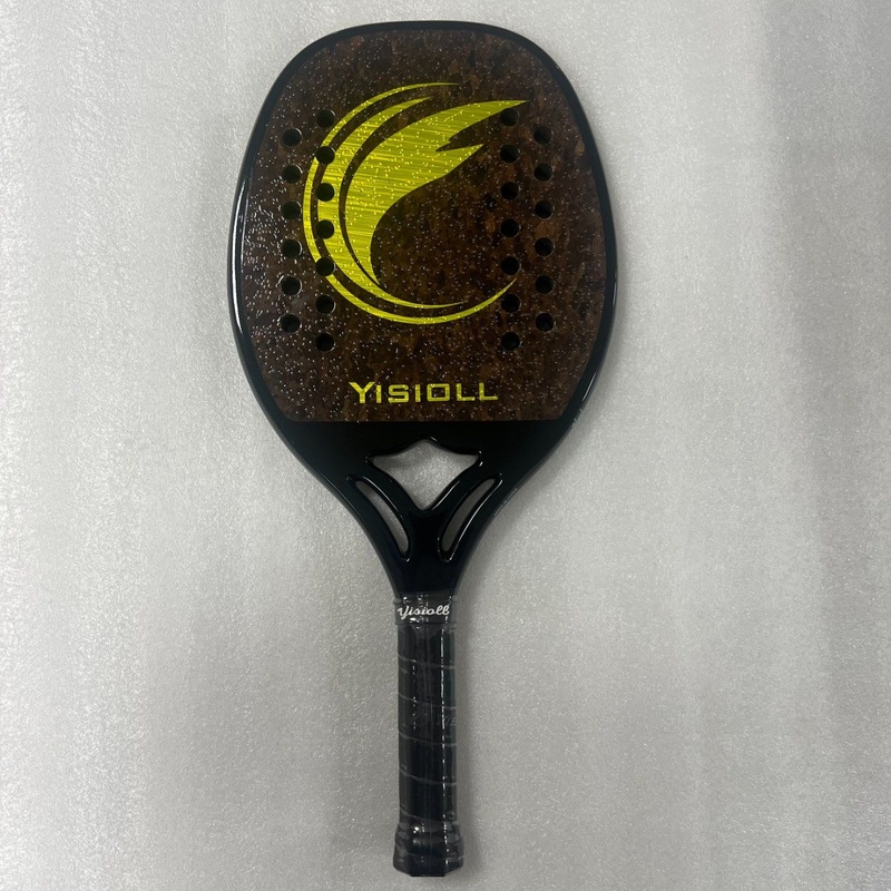 Coffee Cloth Surface with Granular Carbon Plate Striking Paddle Racket