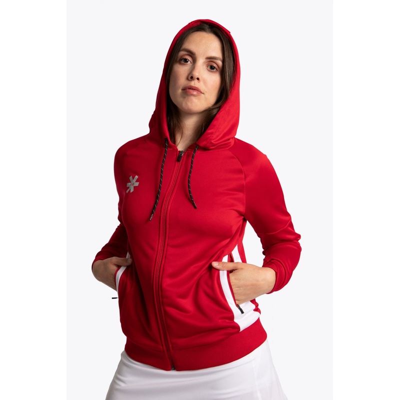Osaka Women Training Zip Hoodie | Red