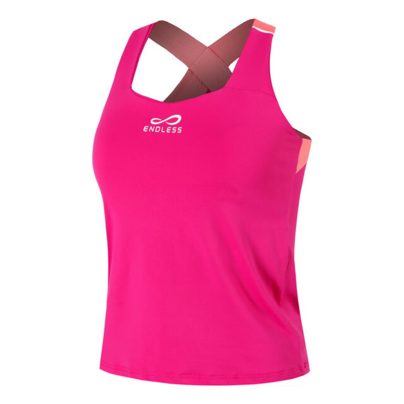 Cross Tank Top Women - Pink