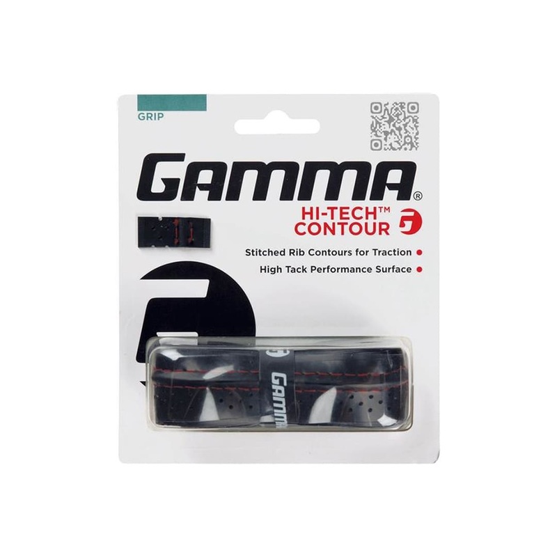 Gamma Hi-Tech Contour Grip Black (1 x Pack)