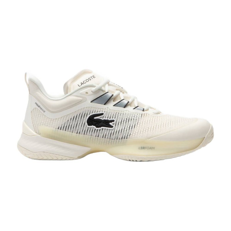 Lacoste AG-LT23 Ultra SMA Men's Tennis Shoe (Off White)