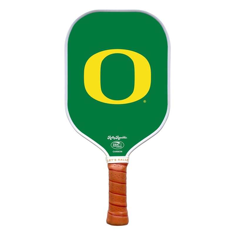 Rally Republic PIckleball Paddle - Oregon Ducks Oregon Green Primary Mark