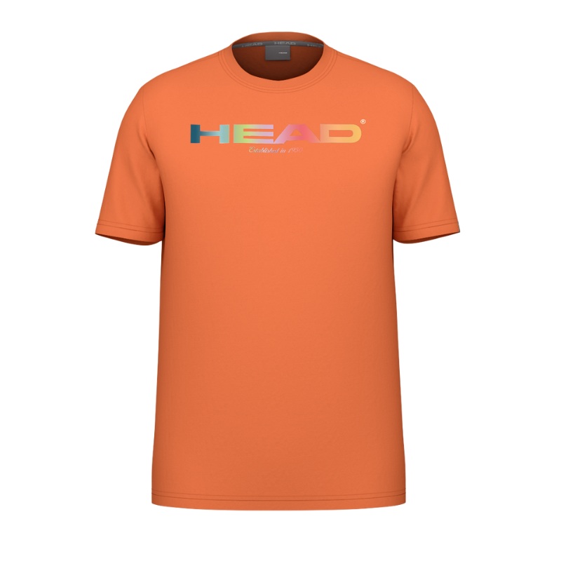 T-shirt Head Rainbow Orange|S|M|L|XL|XXL