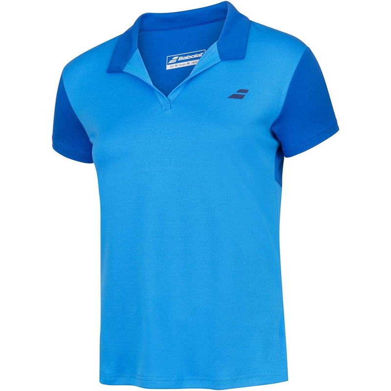Babolat Women's Play Polo Top (Blue Aster)