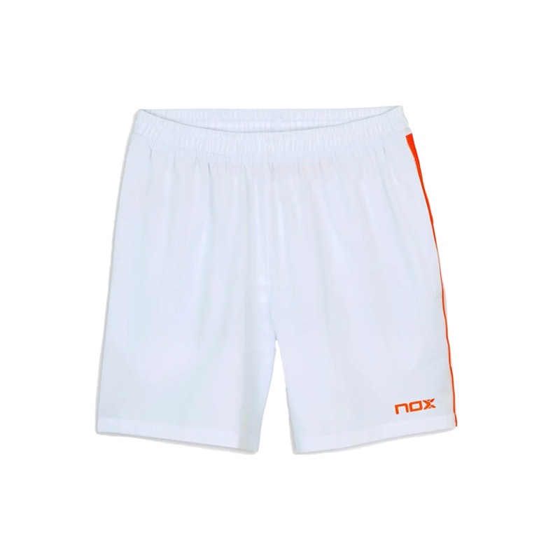 Pantalon Corto NOX Team Blanco/Naranja