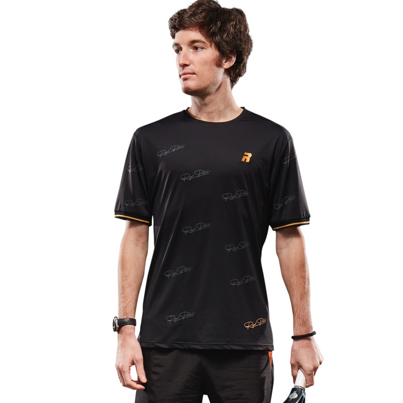 Royal Padel T-shirt Black|S|M|L|XL|XXL|XXXL