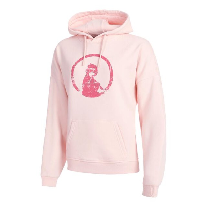 Endlessly Washed Out Oversize Hoody Women - Pink