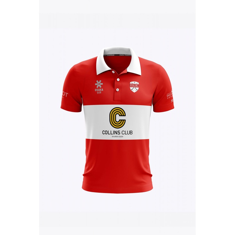 HC Knokke Women Polo Jersey Home - Retro Edition | Red