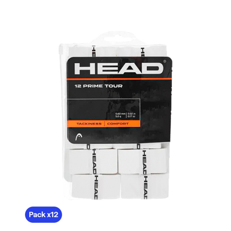 Overgrips HEAD Prime Tour Blanco (Pack x12)