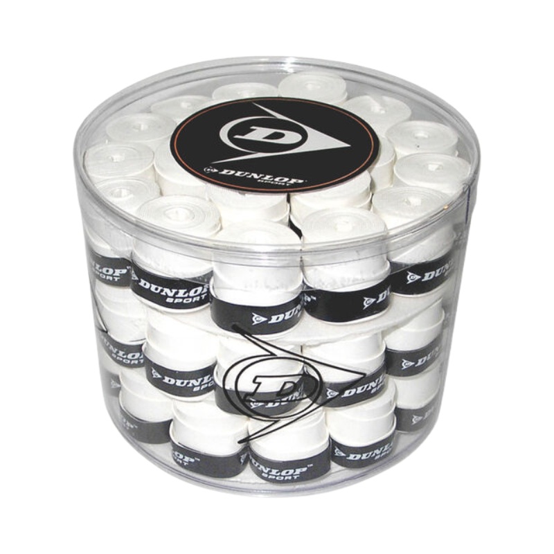 Boite de 60 surgrips Dunlop Tour Dry Blanc