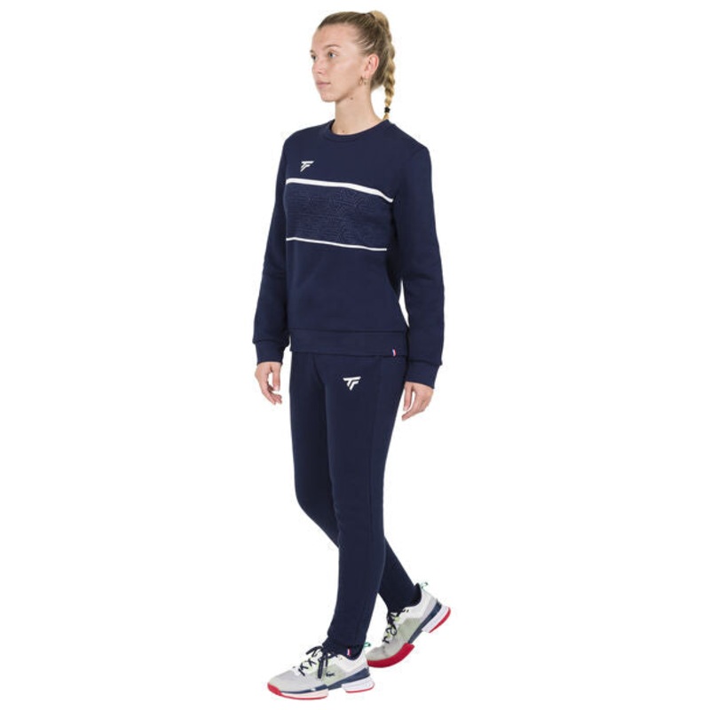Pantalon de survtement Tecnifibre Team Pant Bleu marine Femme