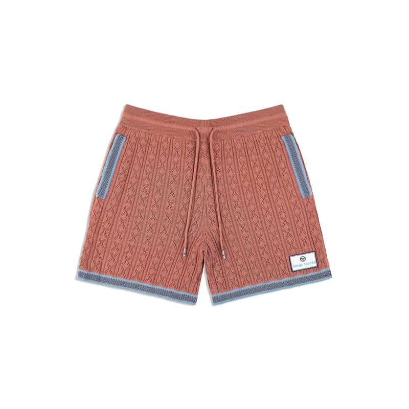 Sergio Tacchini Aldo Pointelle Shorts - Light Mahogany