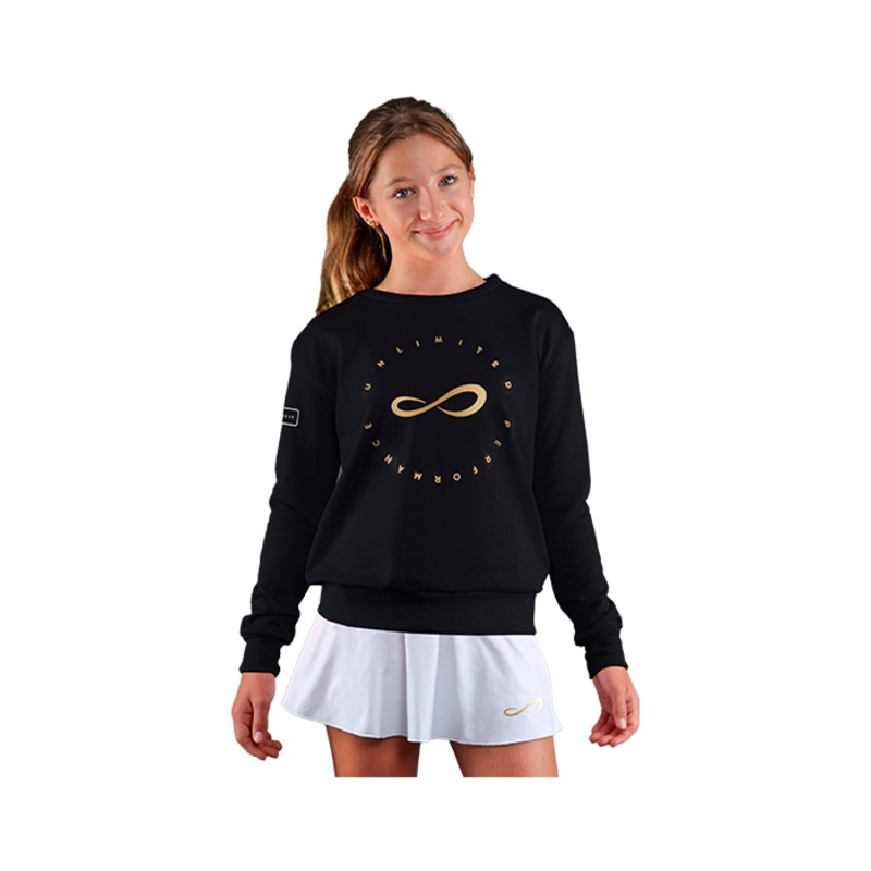 Sudadera Endless Inner Junior Negro/Dorado 2024