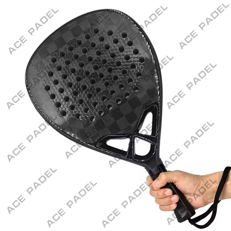 Ace Padel Customized Popular Durable Good Stability 18K Carbon Padel Tennis Rackets