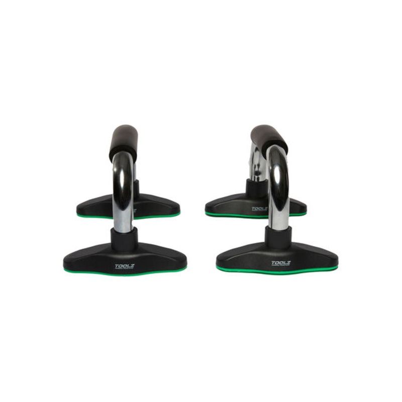 Chrome Push Up Grips Press-up Grips-Black