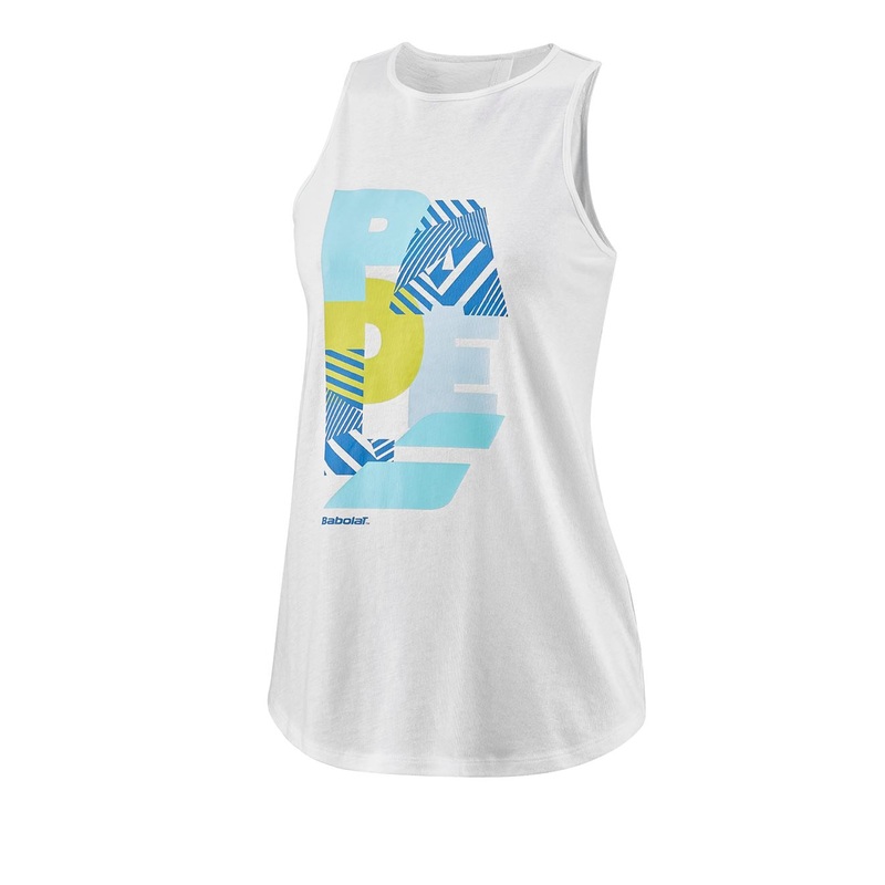 Dbardeur Babolat Coton Tank blanc Femme