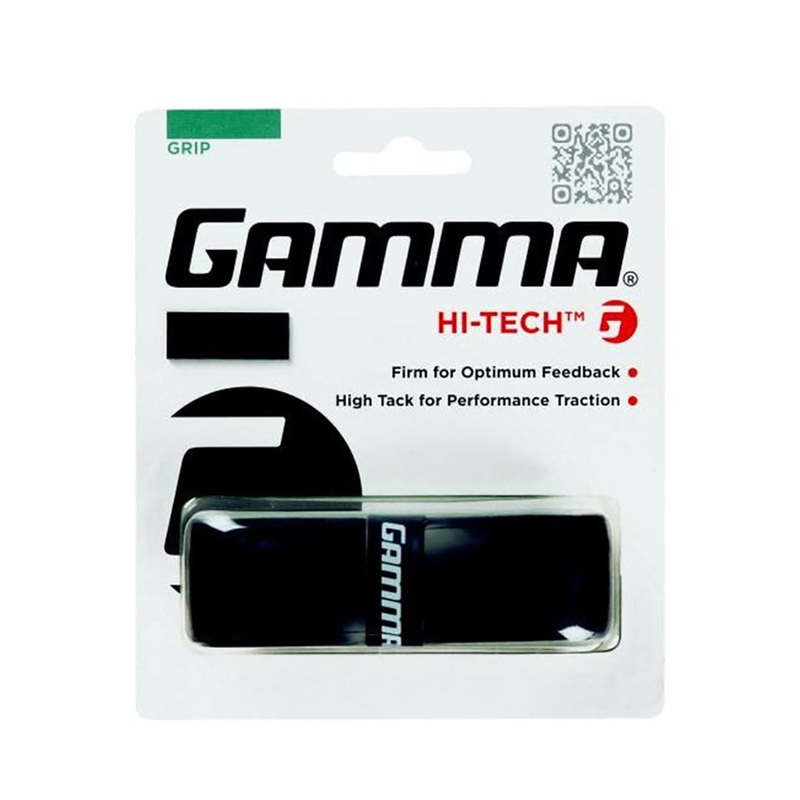 Gamma Hi-Tech Black Overgrip (1 x Pack)