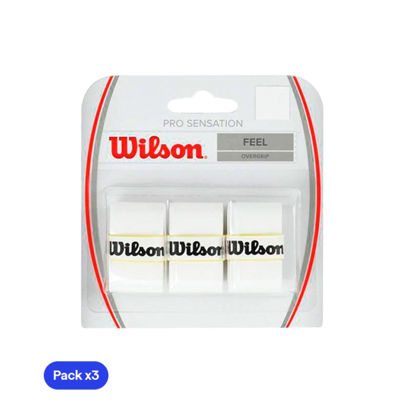 Overgrips Wilson Feel Blancos (Pack x3)