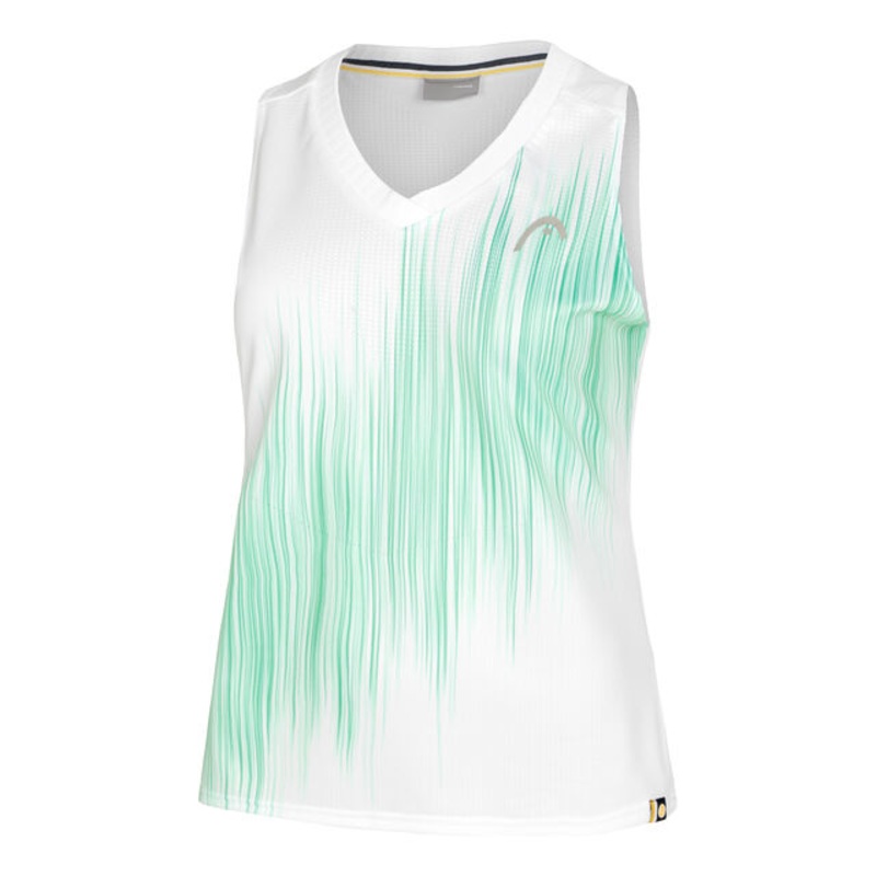 Performance Tank Top Women - White, Turquoise