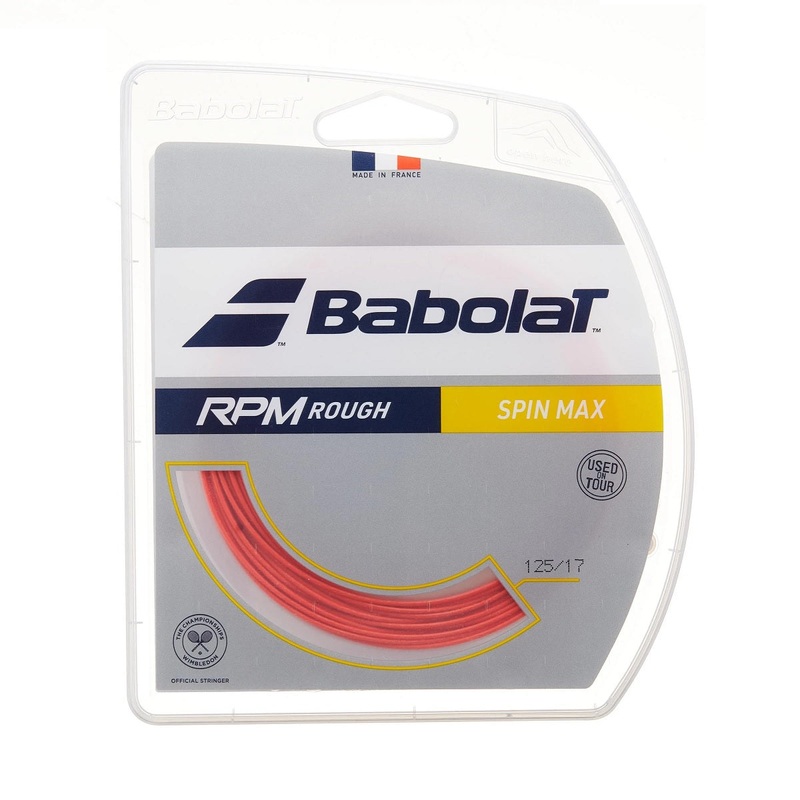 Babolat RPM Rough 17/1.25 Tennis String (Red)