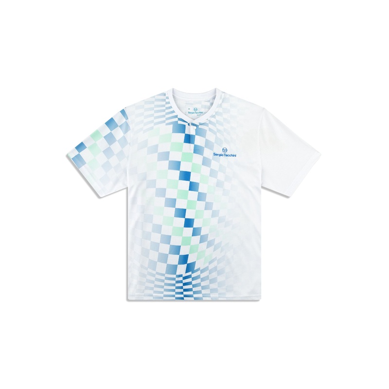 Sergio Tacchini Luca Piqu T -Shirt - Brilliant White