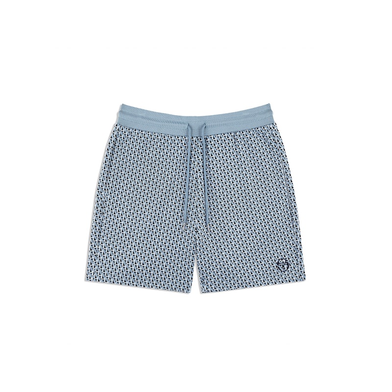 Sergio Tacchini Paolo Knit Shorts - Faded Denim