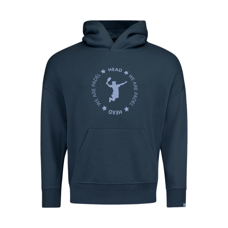 Sweat Head Padel Hoodie Bleu Marine