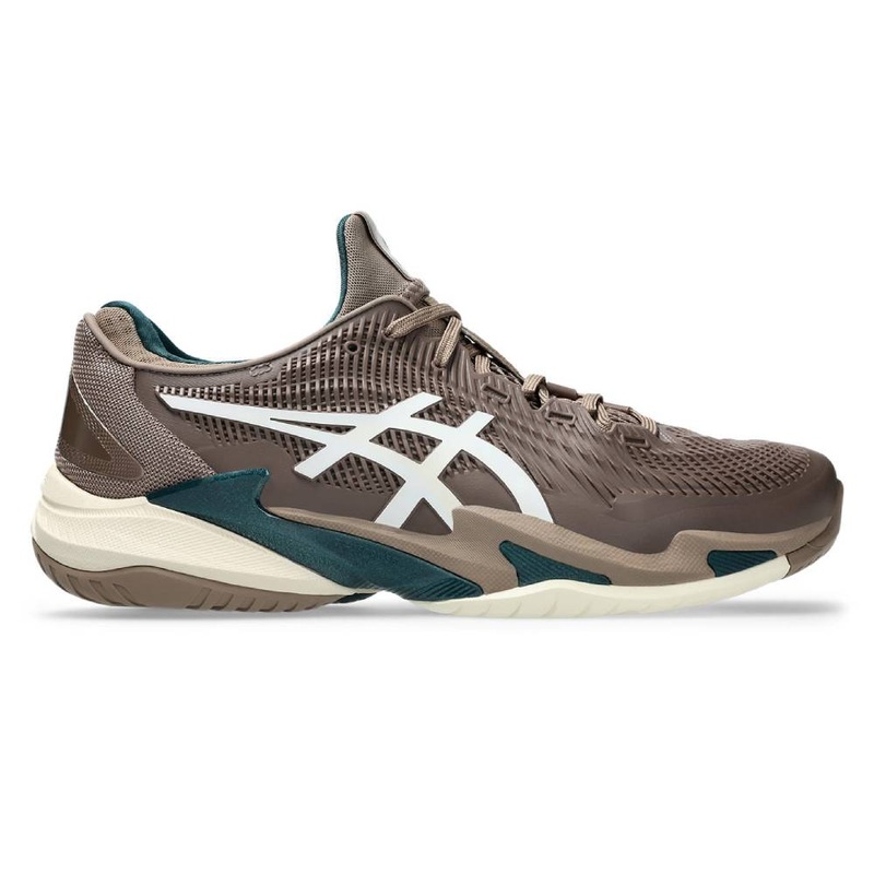 Asics Court FF 3 Men's Tennis Shoe (Taupe Grey/White)