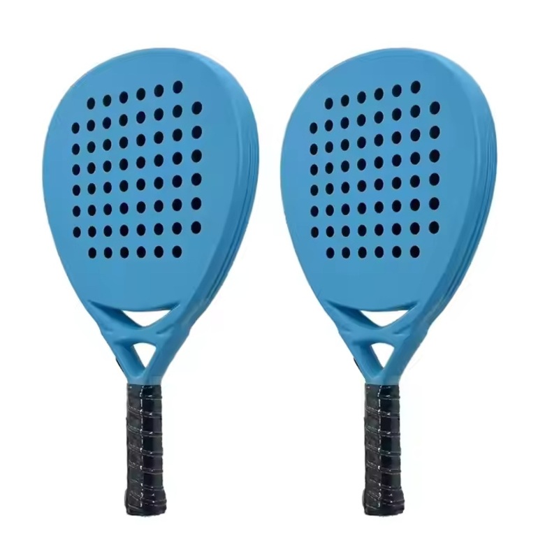2024 Hot Sale Padel Racket Shape Custom Logo High Quality PRO Fiberglass Carbon 3K 12K 18K
