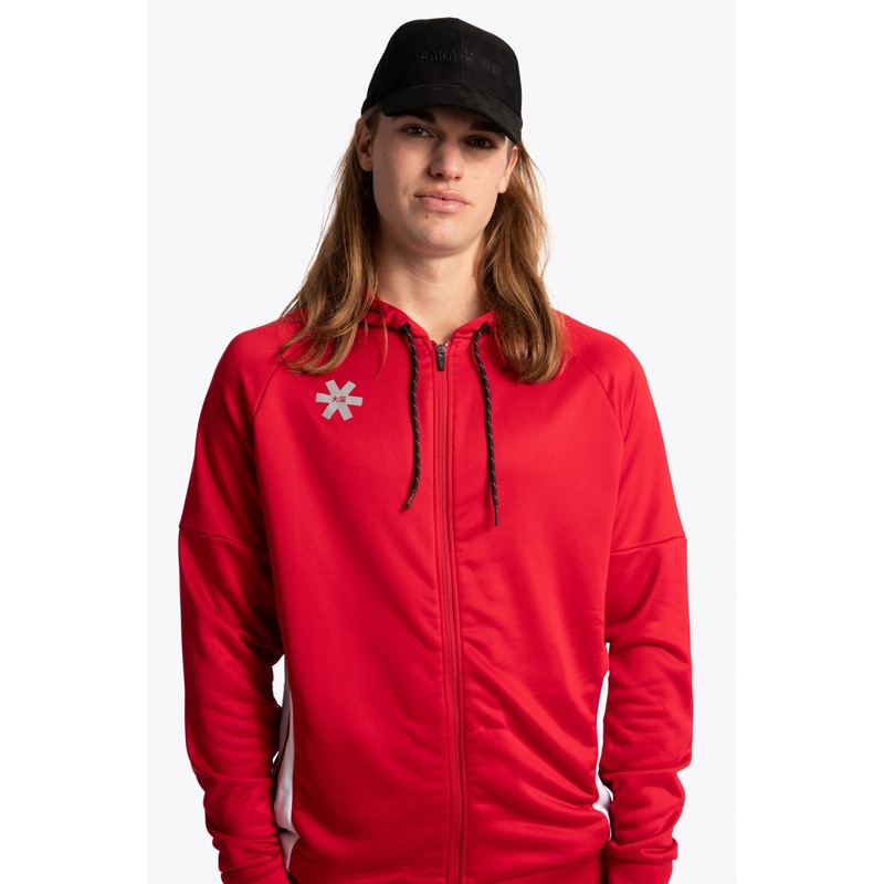 Osaka Men Training Zip Hoodie | Red