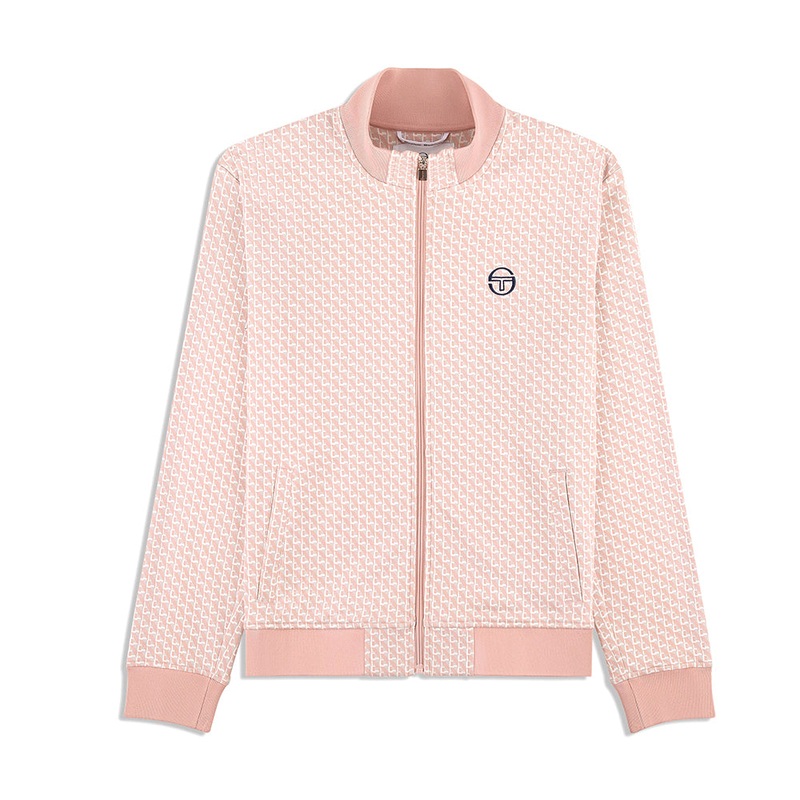 Sergio Tacchini Paolo Knit Track Jacket - Pale Mauve
