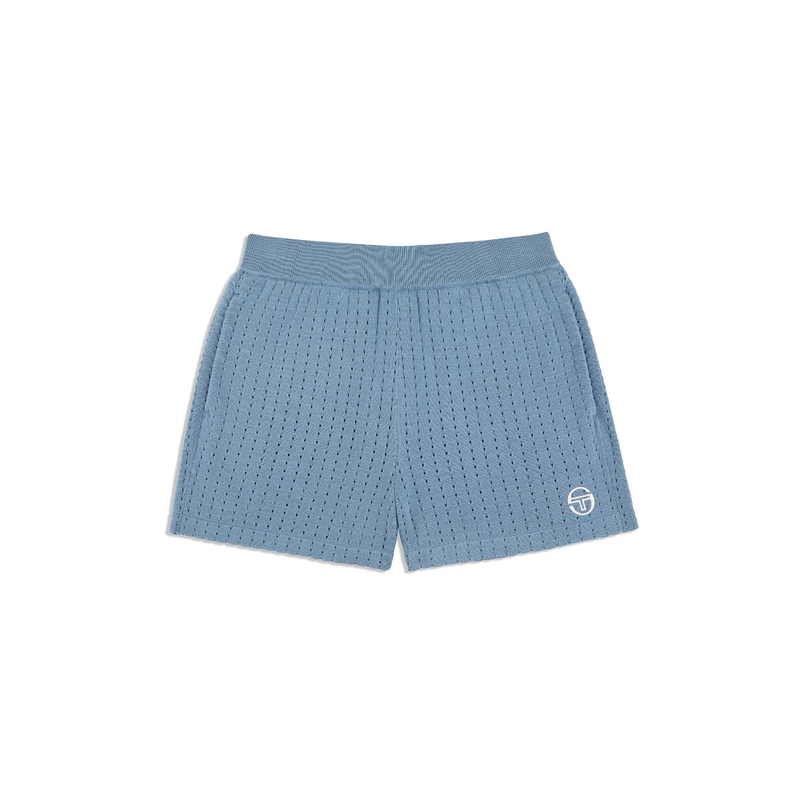 Sergio Tacchini Zola Knit Shorts - Faded Denim