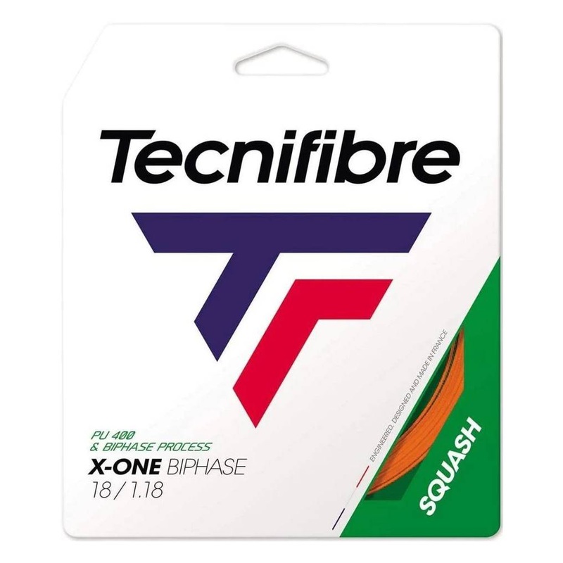 Tecnifibre X-One Biphase 18/1.18 Squash String (Orange)