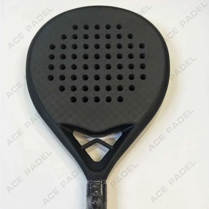 Ace Padel Custom Logo 12K Carbon Fiber Frame EVA Core Tennis Rackets