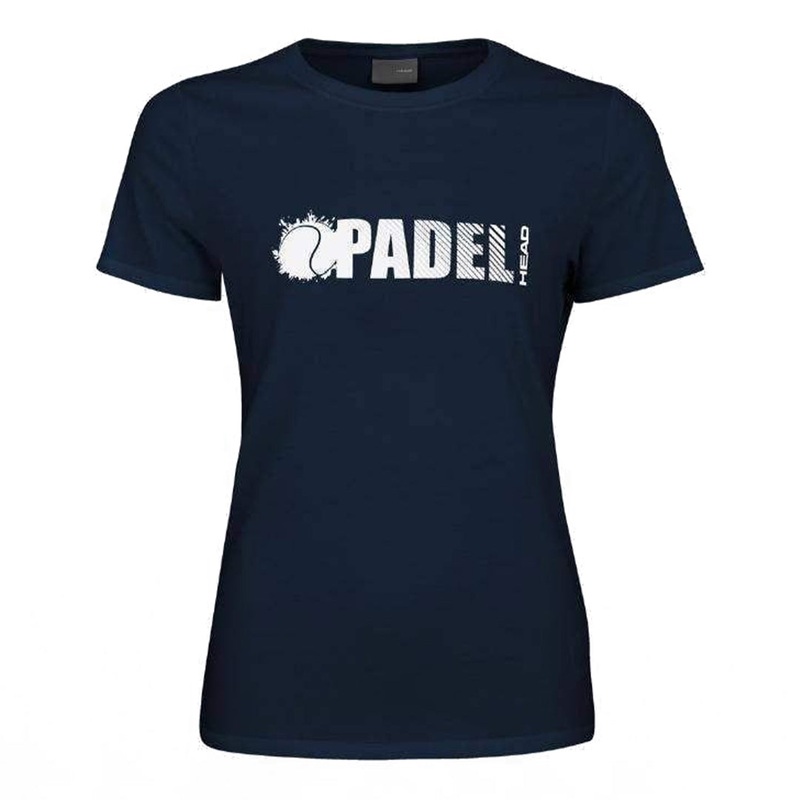 Head Vision Font W Padel T-Shirt D.Blue