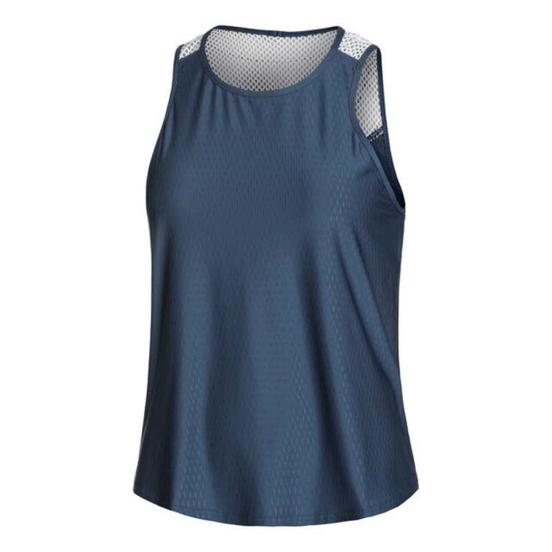 Net It Be Tank Top Women - Blue, White