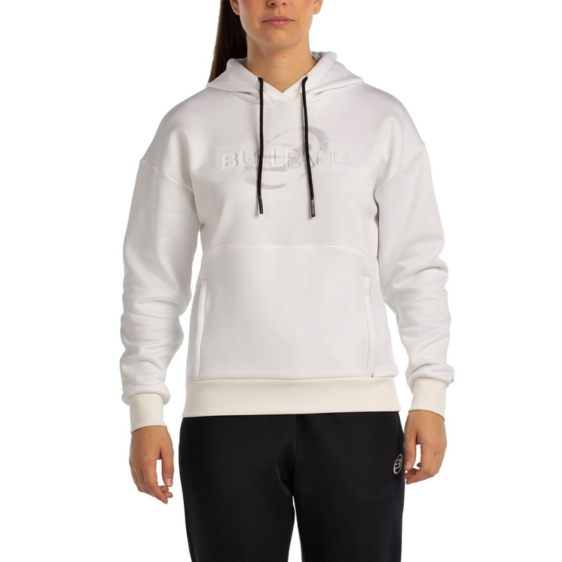 Sweat Bullpadel Befas Blanc Femme