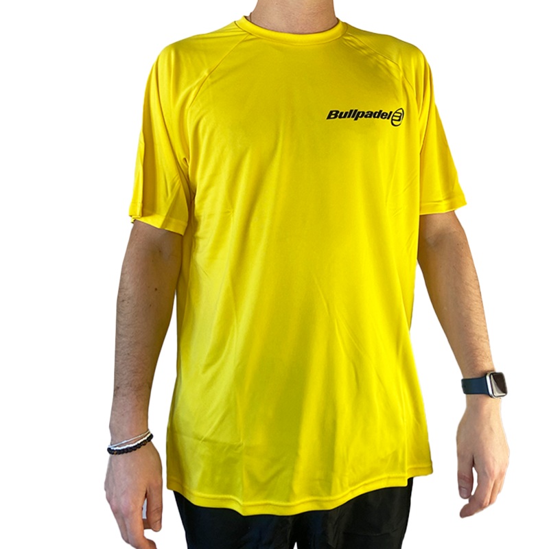 BULLPADEL PRESENTS YELLOW MENS T-SHIRT