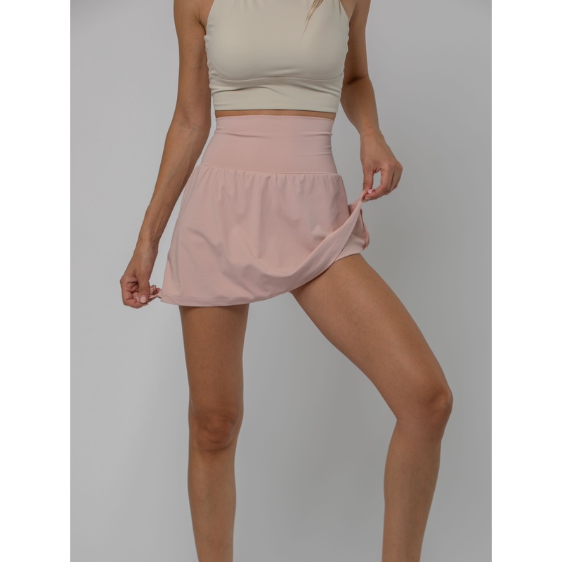 Slide Control Skirt|S|M|L|XL|Pink Blossom|Obsidian Mist|Midnight Black|Frost Blue