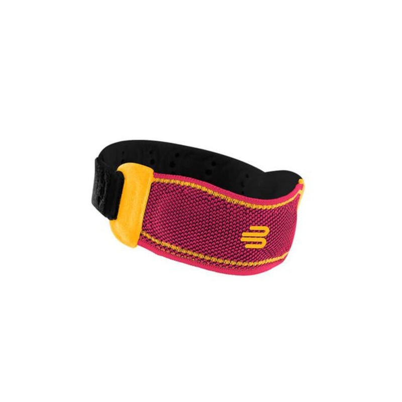Sports Knee Strap Patella Brace - Berry, Orange