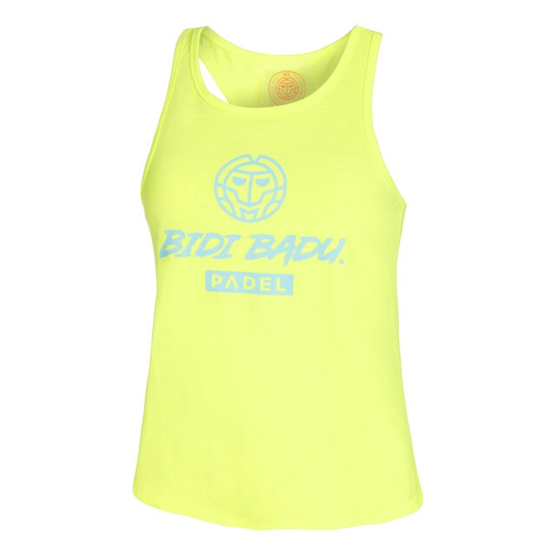 Beach Spirit Chill Tank Top Women - Neon Yellow