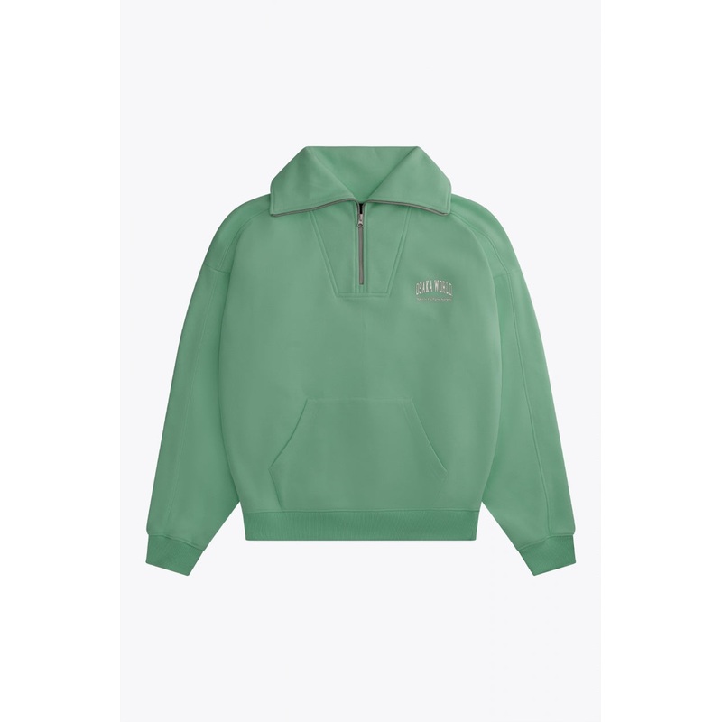 Osaka Women Half Zip Sweater | Green