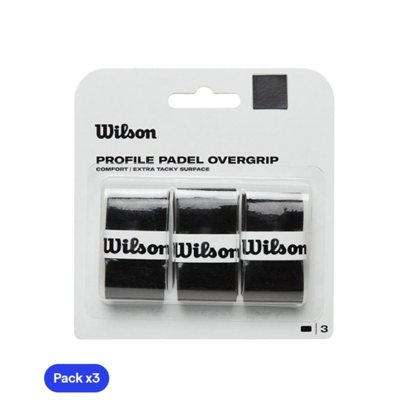 Overgrips Wilson Profile Negro (Pack x3)