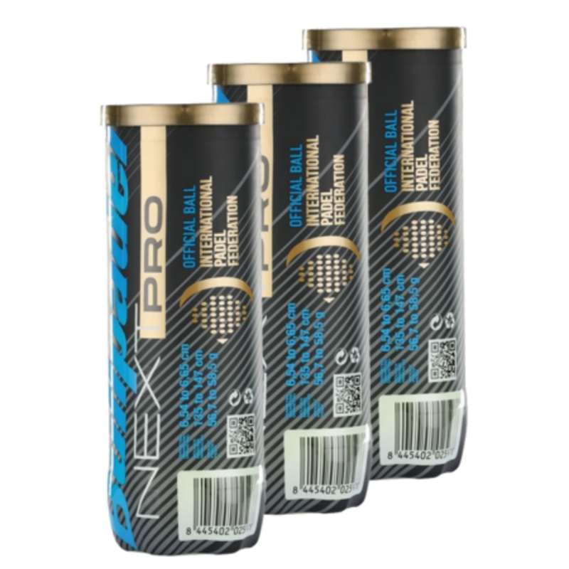 3 cans of Bullpadel Next Pro Padel Balls