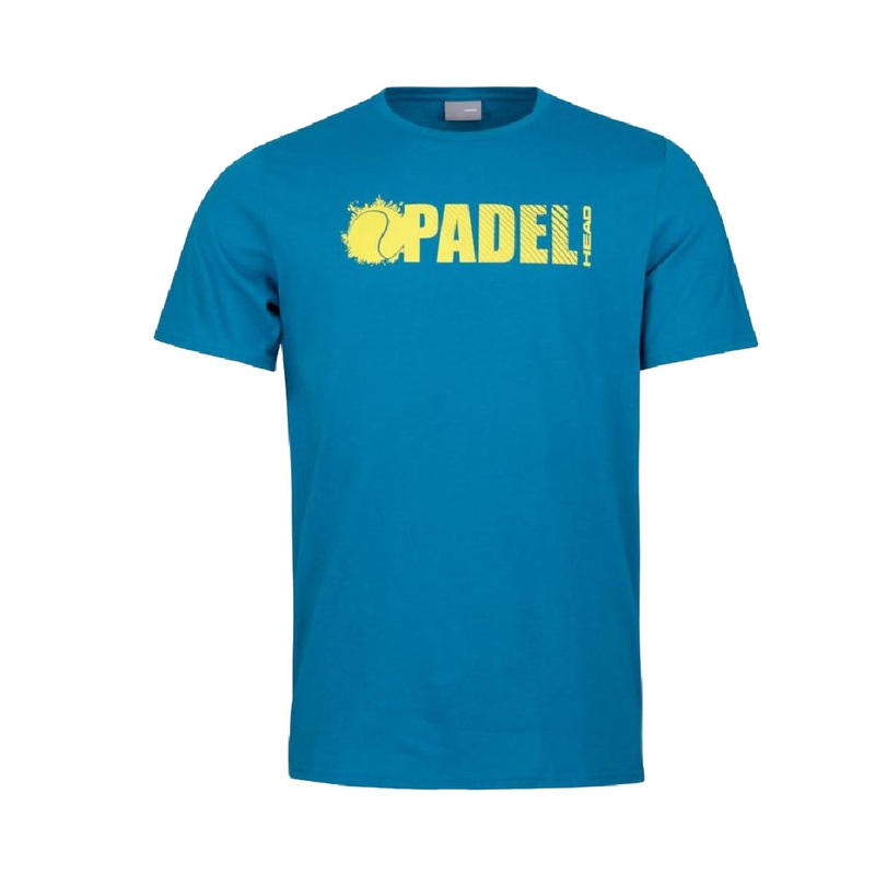 Head Padel Font T-Shirt Light Blue